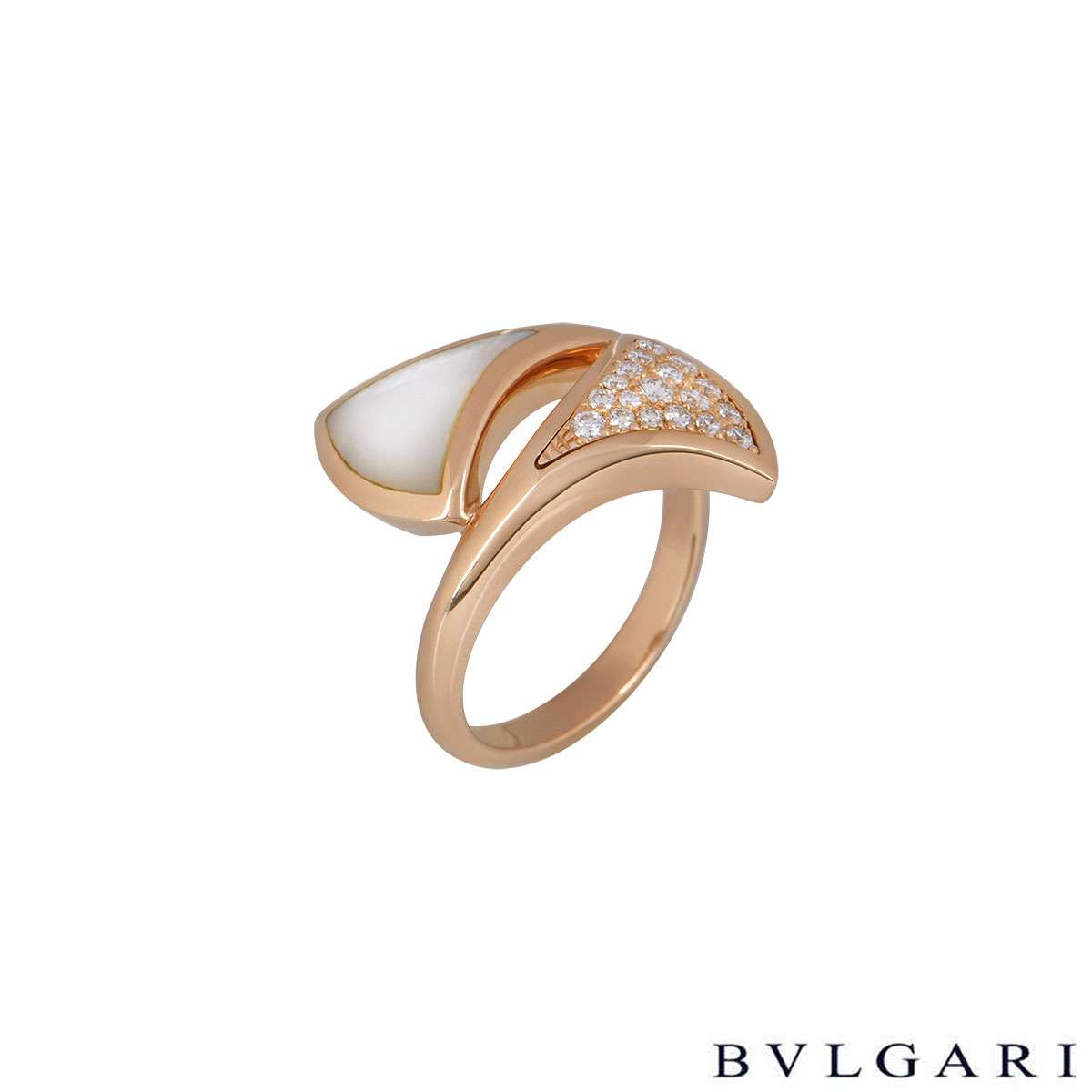 Bvlgari Rose Gold Divas Dream Ring 350720 | Rich Diamonds